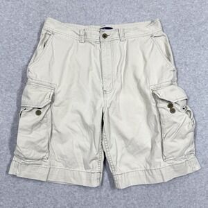 Polo Ralph Lauren Shorts Mens 33 Cargo Utility Military Y2K Baggy Polo 67 Chino‎